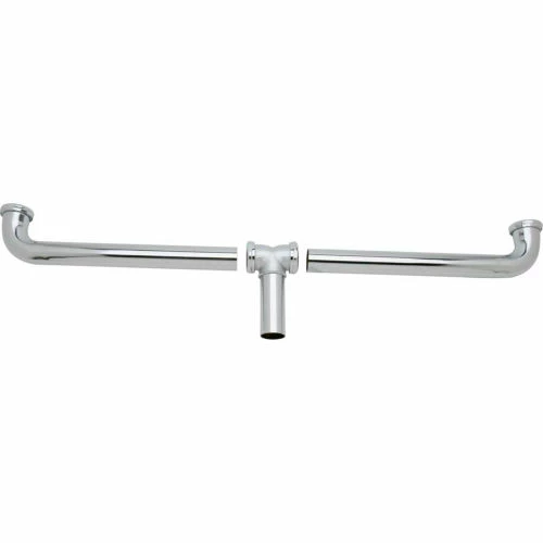 Elkay LK52, Chrome Continuous Waste Drain For 2 Compartment Sink 1 Elkay LK52, Chrome Continuous Waste Drain For 2 Compartment Sink