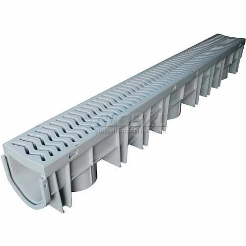 Fernco FSDP-CHGG StormDrain Plus Channel W/Grate, 39-1/2" L - Pkg Qty 9 1 Fernco FSDP-CHGG StormDrain Plus Channel W/Grate, 39-1/2" L - Pkg Qty 9
