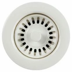 Houzer 190-9261 3-1/2" White Basket Strainer
