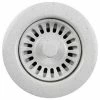 Houzer 190-9266 3-1/2" Speckled Granite White Basket Strainer