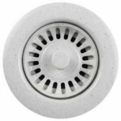 Houzer 190-9266 3-1/2" Speckled Granite White Basket Strainer