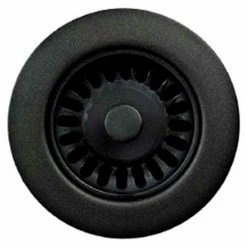 Houzer 190-9565 3-1/2" Matte Black Disposal Flange