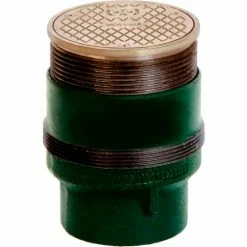 Josam 55003-1-Z 3" No-Hub Cleanout w/Round Nikaloy Top