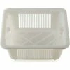 Krowne 30-147 - Medium White Plastic Kitchen Floor Drain Strainer