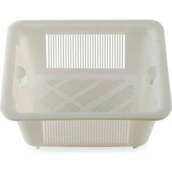 Krowne 30-147 - Medium White Plastic Kitchen Floor Drain Strainer