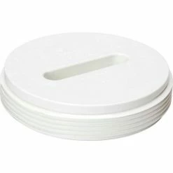 Mueller 06015 4 In. PVC Flush Cleanout Plug - Male Pipe Thread
