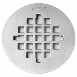 Oatey 42138 Round Snap-Tite Strainer Stainless Steel 4-1/4" - Pkg Qty 12