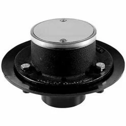 Oatey 42211 2" 151 ABS Shower Drain with Test Cap with 2" Solvent Weld Connection - Pkg Qty 6