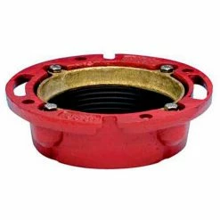 Oatey 42255 4" 165 CI Cast Iron Flange - Pkg Qty 6