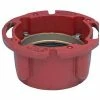 Oatey 42257 4" X 4" Cast Iron Closet Flange Without Test Cap - Pkg Qty 8