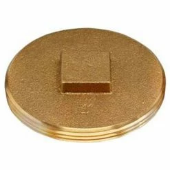 Oatey 42369 185 Brass Cleanout Plug 1-1/2" - Pkg Qty 12