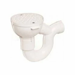 Oatey 42723 2" ABS Floor Drain with P-trap and Cleanout - Pkg Qty 2