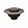 Oatey 72016 6" PVC Adjustable Commercial Drain with 5" Stainless Steel Grate