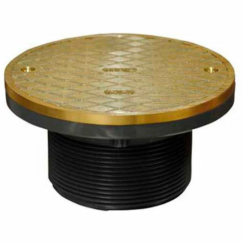 Oatey 74140 Plastic Barrel Cleanout 6" IPS Adjustable Barrel & 6" Round Brass Cover & Square Ring 1 Oatey 74140 Plastic Barrel Cleanout 6" IPS Adjustable Barrel & 6" Round Brass Cover & Square Ring