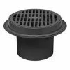 Oatey 76043 3" or 4" PVC Sediment Drain, Cast Iron Grate without Bucket