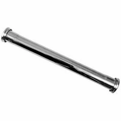 Dearborn Brass 791BD-20BN-1 1-1/4" x 16" Double Slip Joint Extension Tube - 20 Ga. w/ Brass Nuts - Pkg Qty 5