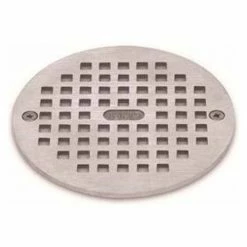Oatey 80060 5" Round Nickel Grate & Ring