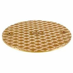 Oatey 81130 6" Round Cover & Ring, Brass