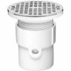 Oatey 82019 4" ABS Hub Base General Purpose Drain with 5" Stainless Steel Grate