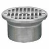 Oatey 82260 6" Cast Chrome Square Barrel & Square Chrome Grate