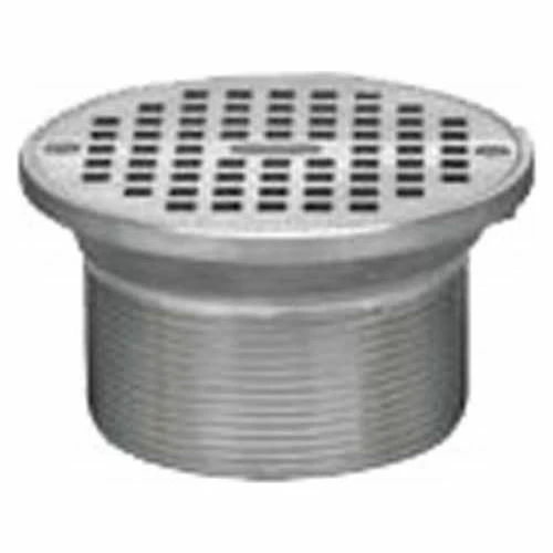 Oatey 82350 8" Cast Nickel Round Barrel & Round Nickel Grate 1 Oatey 82350 8" Cast Nickel Round Barrel & Round Nickel Grate