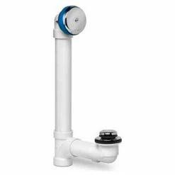 Dearborn Brass A7224 Schedule 40 Touch-Toe Full Kit Bath Waste ABS Touch-Toe Stp CHR Trim - Pkg Qty 10