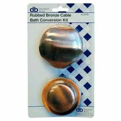 Dearborn Brass K20RB Plastic Tubular And Sch. 40 Cable Bath Waste Conversion Kit Bronze Finish Trim - Pkg Qty 2