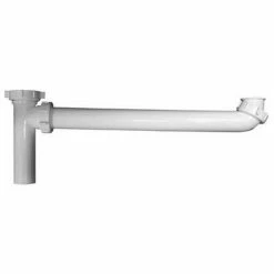 Dearborn Brass P9121A End Outlet Waste 1-1/2" x 16" Ctr to Ctr, Hi-Line/ Slip Joint Combo Baffle Tee - Pkg Qty 25