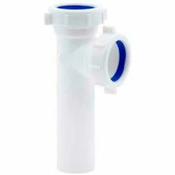 Dearborn Brass P9187 1-1/2" Baffle Tee, For Hi-Line End Outlet Waste White - Pkg Qty 25