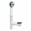 Dearborn Brass P9226 Plastic Tubular Trip-Lever Bath Waste Uni-Lift Full Kit Wht Stopper Chr. Finish - Pkg Qty 10