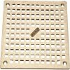 Zurn 6" x 6" Square Floor Drain W/Screws, Brass