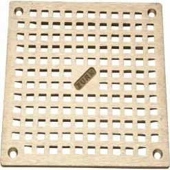 Zurn 6" x 6" Square Floor Drain W/Screws, Brass