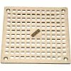 Zurn 8" x 8" Square Floor Drain W/Screws, Nickel