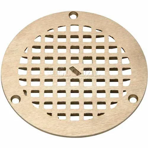Zurn 5" Dia. Round Floor Drain W/Screws, Nickel 1 Zurn 5" Dia. Round Floor Drain W/Screws, Nickel
