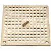 Zurn 6" x 6" Square Floor Drain W/Screws, Nickel