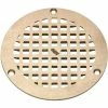 Zurn 7" Dia. Round Floor Drain W/Screws, Nickel