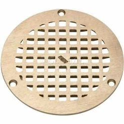 Zurn 7" Dia. Round Floor Drain W/Screws, Nickel