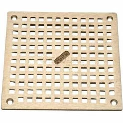 Zurn 8" x 8" Square Floor Drain W/Screws, Nickel