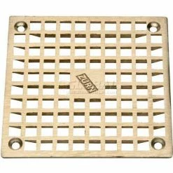 Zurn 9" x 9" Square Floor Drain W/Screws, Nickel